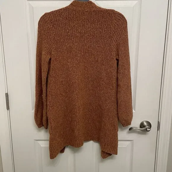 Marine Layer Ontario Cardigan Women’s Medium Rust Merino Wool Blend - Picture 5 of 8